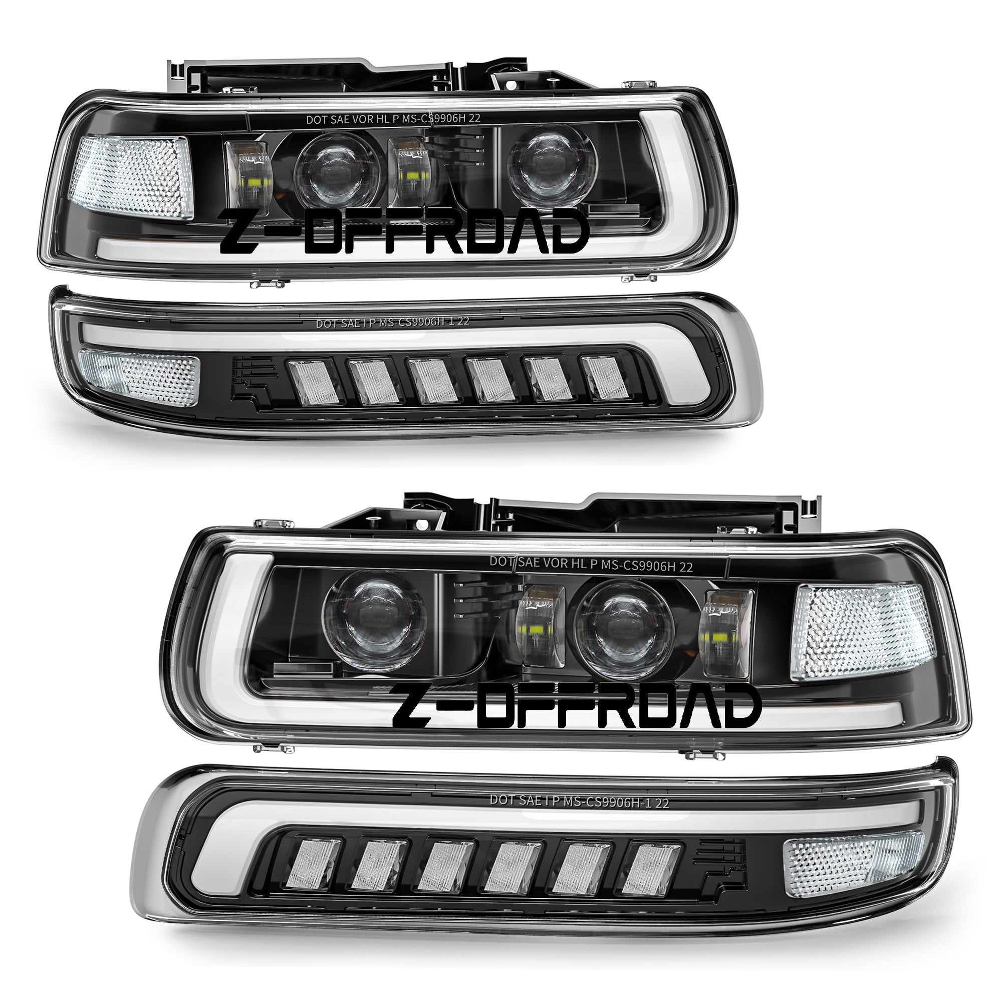3rd Gen LED Replacement for 99'-06' Chevy Silverado Suburban Tahoe