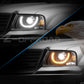 2025 LED Headlight Assemblies for 2004-2008 Ford F150 Pickup 2006-2008 Lincoln Mark LT w/ Smart Auxiliary Lamp Hi Lo Beam Parking Light Turn Signal Side Marker Dual Color Halo