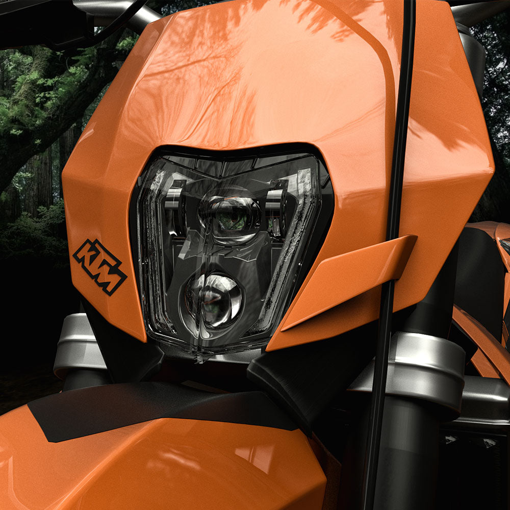  RAMJET4X4 LED Motorcycle Headlight Dirt Bike DRL